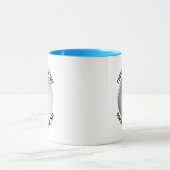 Mug Petit texte BLEU CLAIR Combo 325ml Golf personnali (Centre)