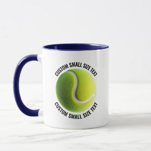 Mug Petit texte BLEU NAVY Combinaison 325ml Tenis Pers