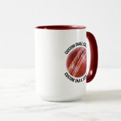 Mug Petit texte Combinaison MAROON 445ml Cricket perso (Devant droit)
