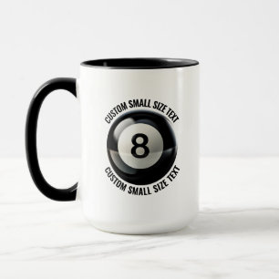 Mug Petit texte Combinaison NOIR 450g personnalisé Bou