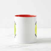 Mug Petit texte Combinaison ROUGE 11oz Pickleball pers (Centre)