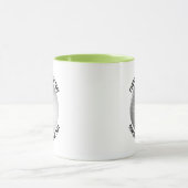 Mug Petit texte COMBO LIME VERT 325ml Golf personnalis (Centre)