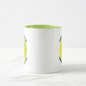 Mug Petit texte LIME VERT Combo 11oz Pickleball person (Centre)