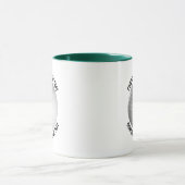 Mug Petit texte VERT CHASSEUR Combinaison 325g Taille  (Centre)