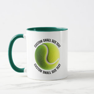Mug Petit texte VERT CHASSEUR Combinaison 325g Tenis P