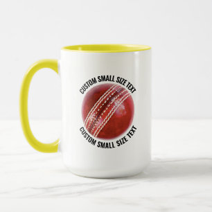 Mug Petit texte YELLOW Combo 15oz Cricket personnalisé