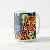 Mug Petit Tiger Cub Quilt Comme Design (Devant droit)