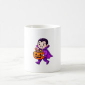 Mug Petit Vampire avec Bonbons de Citrouille (Centre)