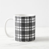 Mug Petit verre de Motif plaqué noir et blanc (Gauche)