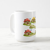 Mug Petit village de champignons (Devant gauche)