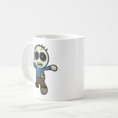 Mug Petit zombi mignon de bande dessinée (Devant gauche)