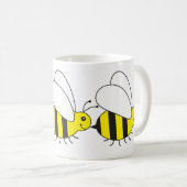 Mug Petite abeille drôle de miel mignonne (Devant droit)