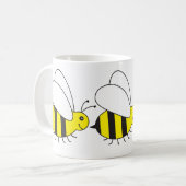 Mug Petite abeille drôle de miel mignonne (Devant gauche)