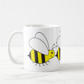 Mug Petite abeille drôle de miel mignonne (Gauche)