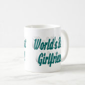 Mug Petite amie à moitié verte (Devant droit)