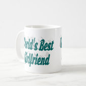 Mug Petite amie à moitié verte (Devant gauche)