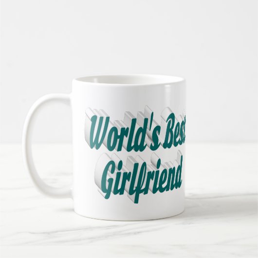 Mug Petite amie à moitié verte (Gauche)