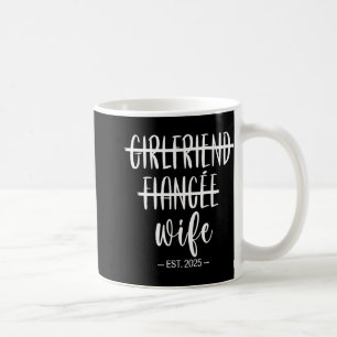Mug Petite amie Fiancée Femme 2025 Mariée Mariage H