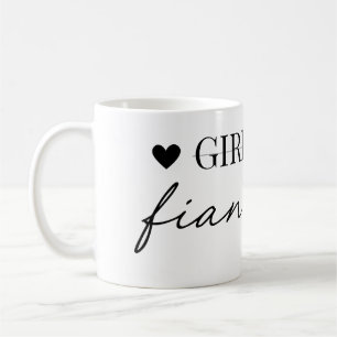 Mug Petite Amie Moderne à Fiancée Cadeau de Fiançaille