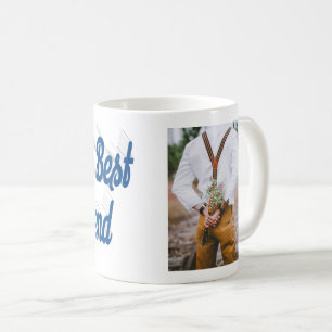 Mug Petite amie photo écriture bleu marine