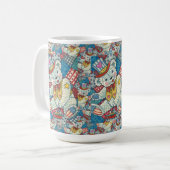 MUG PETITE BAIE TEDY PATRIOTIQUE, BATEAU ET PATCHWORD (Devant gauche)