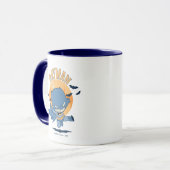 Mug Petite bande dessinée Batman Flying Kick (Devant gauche)