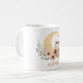 Mug Petite chouette avec lune (Devant gauche)