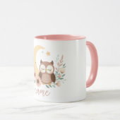 Mug Petite chouette avec lune (Devant droit)