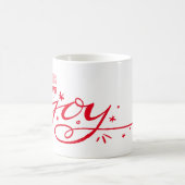 Mug Petite Coupe de joie personnalisée de la main Lett (Centre)