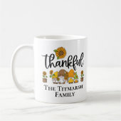 Mug Petite famille de tournesol (Gauche)