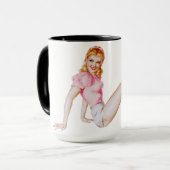 Mug Petite fille à la broche (Devant gauche)