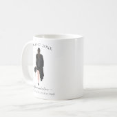 Mug Petite fille aquarelle personnalisée (Devant gauche)