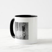Mug Petite fille avec jouet Wagon photo (Devant gauche)
