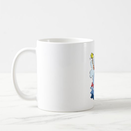 Mug Petite Fille Avec Un Papillon (Gauche)
