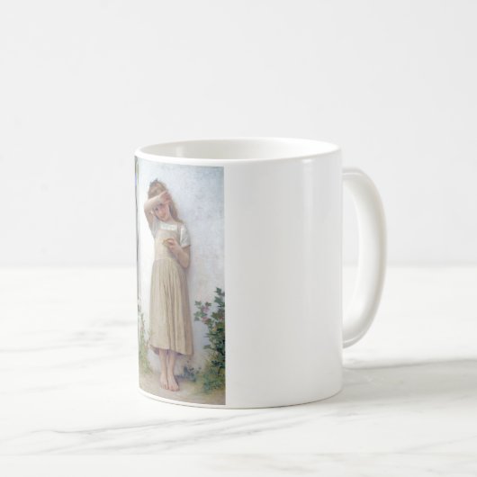 Mug Petite fille, Bouguereau (Devant droit)