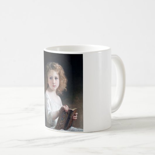 Mug Petite fille, Bouguereau (Devant droit)