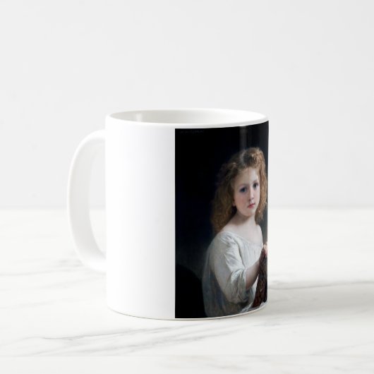 Mug Petite fille, Bouguereau (Devant gauche)