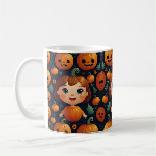 Mug Petite fille Citrouille
