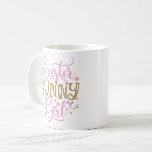 Mug Petite fille de Pâques (Devant gauche)