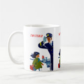 Mug Petite fille de Swissair (Gauche)
