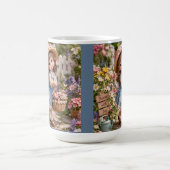 Mug Petite fille et son jardin de fleurs (Centre)