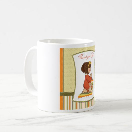 Mug Petite fille priant (Devant gauche)