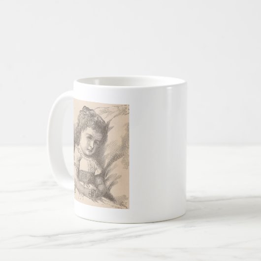 Mug Petite fille triste (Devant gauche)