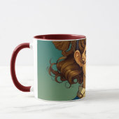 Mug Petite fille victorienne dans le style Anime. Pers (Gauche)