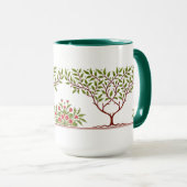 Mug Petite frise d'arbre pour William Morris (Devant droit)