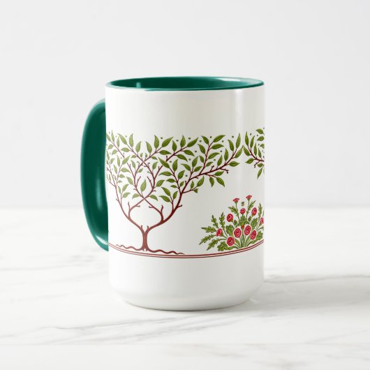 Mug Petite frise d'arbre pour William Morris (Devant gauche)