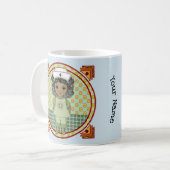 Mug Petite infirmière noire (Devant gauche)