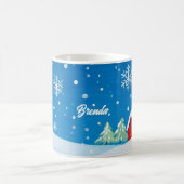 Mug Petite maison rouge dans la neige (Centre)