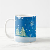 Mug Petite maison rouge dans la neige (Gauche)