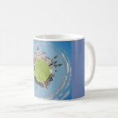 Mug petite minuscule planète budapest voyage tourisme  (Devant droit)